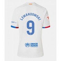 Barcelona Robert Lewandowski #9 Auswärtstrikot Frauen 2023-24 Kurzarm